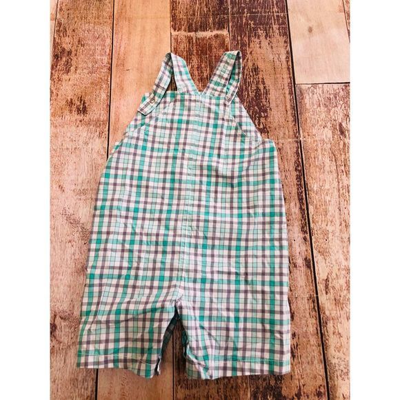 Just One You Carter's Plaid Romper shorts - Picture 5 of 6